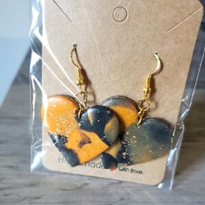 Handmade Heart earrings